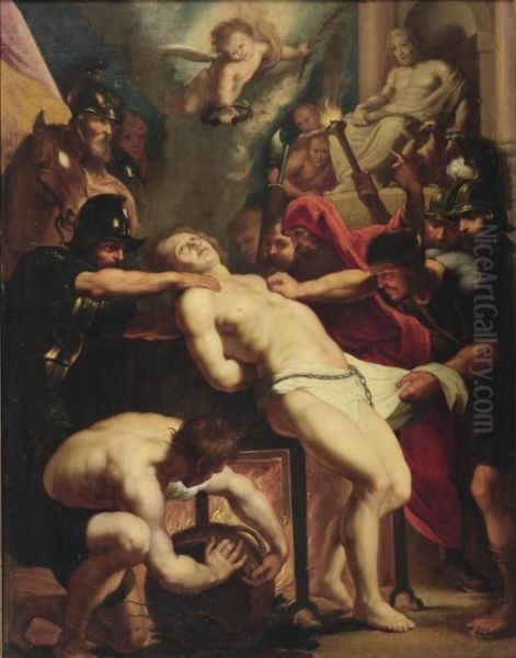 The Martyrdom Of Saint Lawrence Oil Painting by Peter Paul Rubens