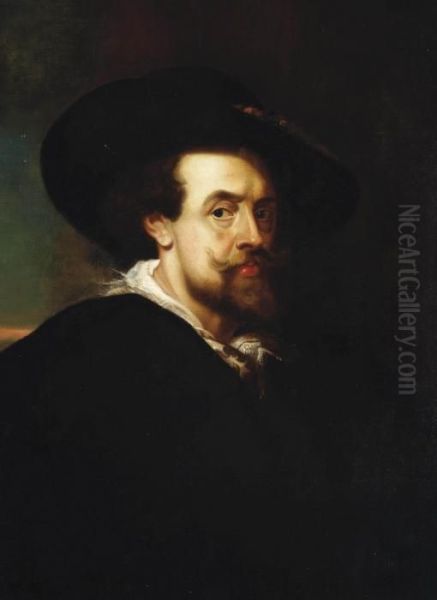 Self-portrait Of The Artist Oil Painting by Peter Paul Rubens