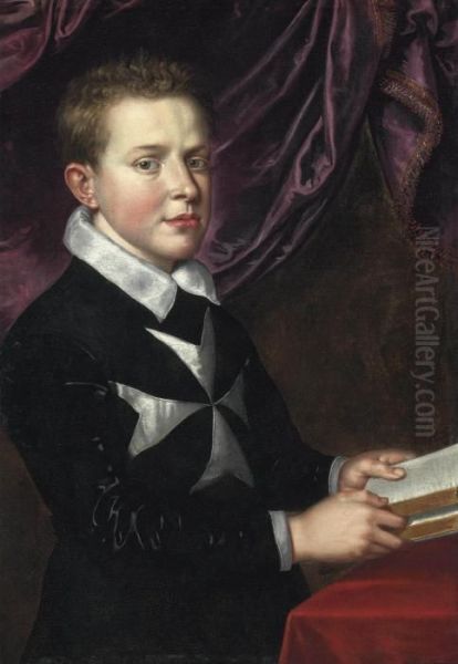 Portrait Of Ferdinando Gonzaga As A Boy Oil Painting by Peter Paul Rubens