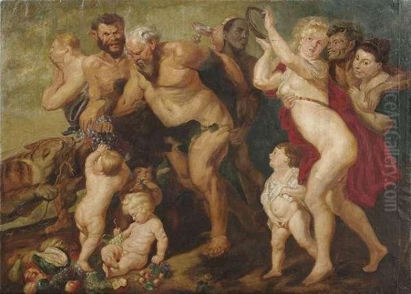 Der Trunkene Silen Oil Painting by Peter Paul Rubens