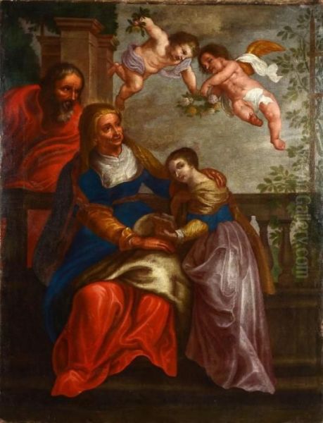 L'education De La Vierge Oil Painting by Peter Paul Rubens