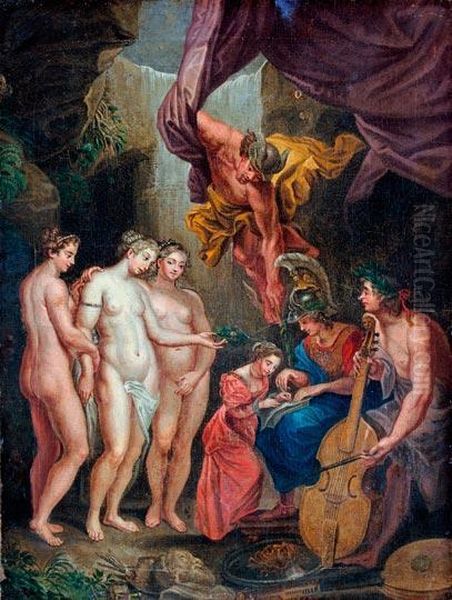 Medici Maria Neveltetese Oil Painting by Peter Paul Rubens