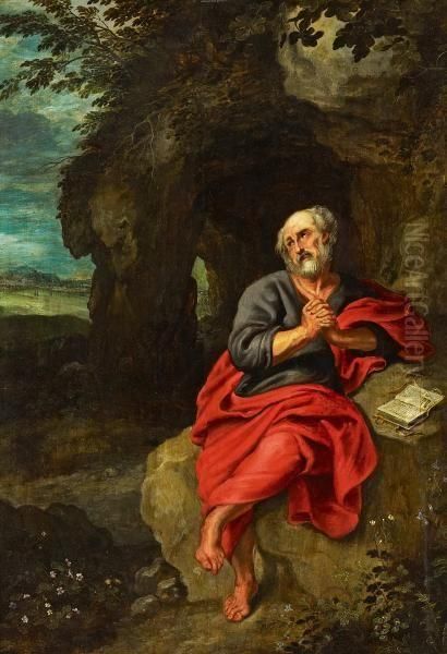 Saint Hieronymus Oil Painting by Peter Paul Rubens