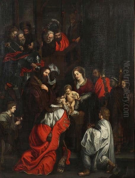 Aanbidding Der Wijzen Oil Painting by Peter Paul Rubens