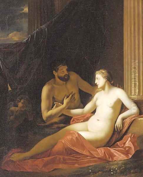 Venus and Adonis Oil Painting by Adriaen Van Der Werff