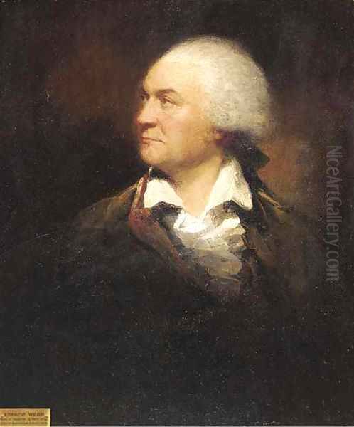 Portrait of Francis Webb (1735-1815) Oil Painting by Benjamin West