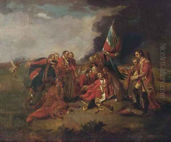 The death of General Wolfe Oil Painting by Benjamin West