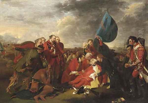 The death of General Wolfe 2 Oil Painting by Benjamin West