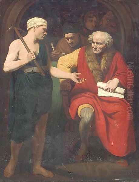 The tax collector Oil Painting by Benjamin West