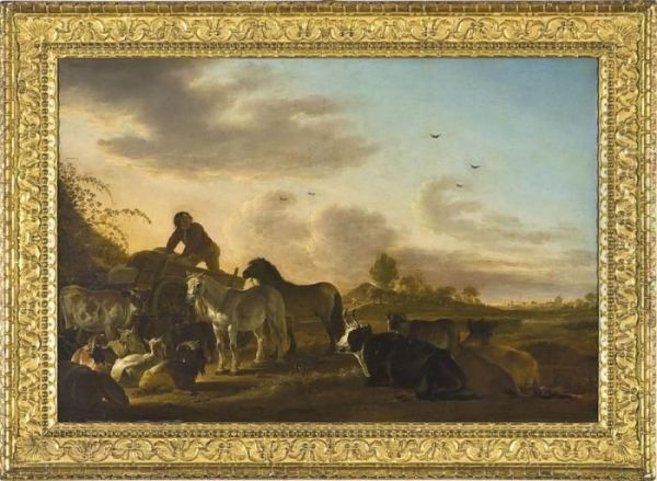 Pastorale Oil Painting by Cornelis Saftleven