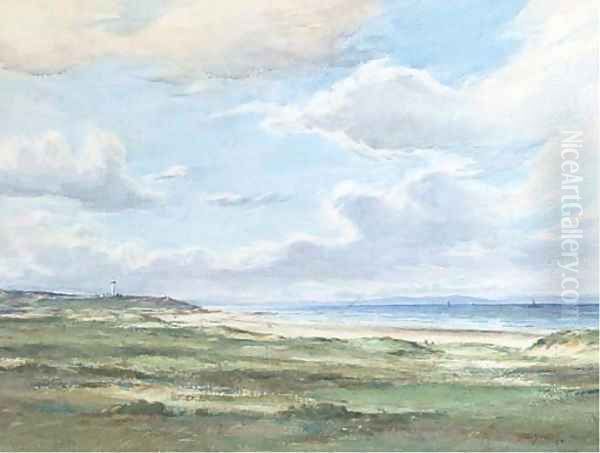 Lossiemouth on the Moray Firth, Scotland Oil Painting by David West