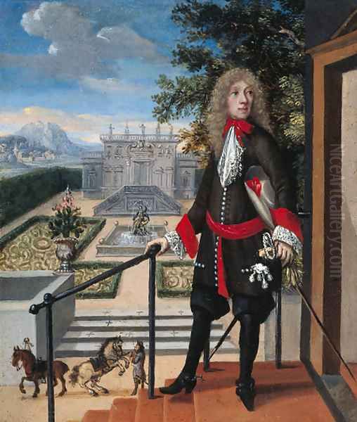 A nobleman Oil Painting by Abraham Van Der Weerdt