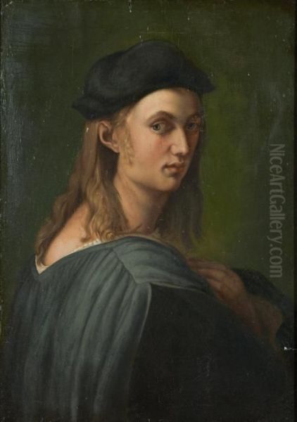 Portratt Forestallande Bindo Altoviti Oil Painting by Raphael (Raffaello Sanzio of Urbino)