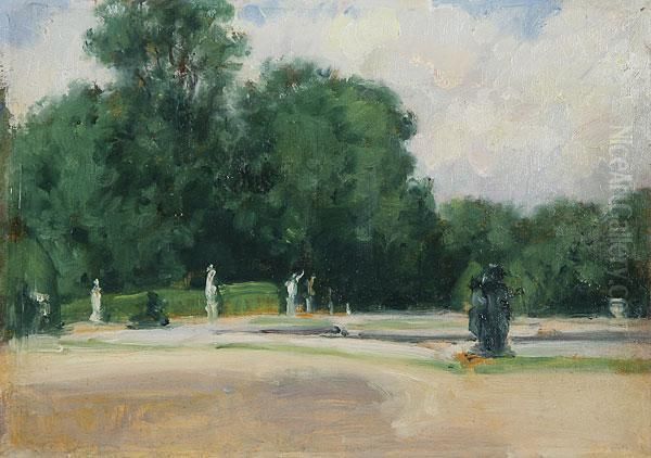 Park Scene Oil Painting by John Singer Sargent