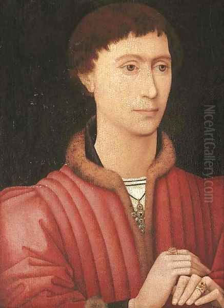 Portrait of a young man Oil Painting by Rogier van der Weyden