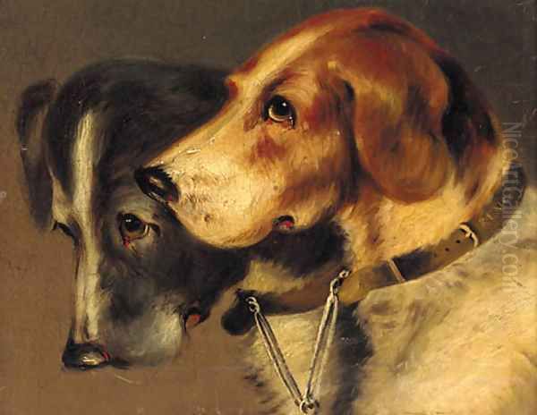 Companions Oil Painting by John Alfred Wheeler