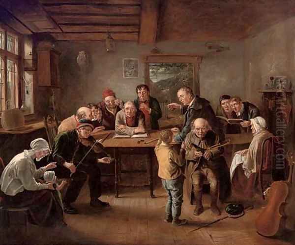 A musical evening Oil Painting by Sir David Wilkie