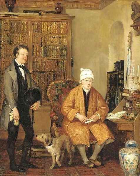 The letter of introduction Oil Painting by Sir David Wilkie