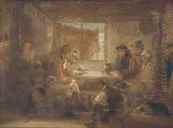 The plan of action Oil Painting by Sir David Wilkie