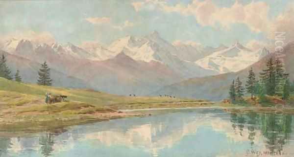 Montana, a crisp morning Oil Painting by Charles Jones Way