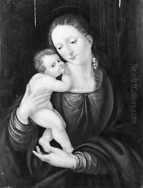 The Madonna and Child Oil Painting by Peter (Peter Candid) Witter