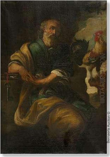 Circle Saint Peter. Canvas Oil Painting by Gerard Seghers