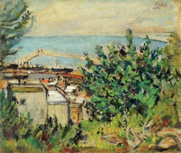 Haifa Bay by Menachem Schmidt Shemi