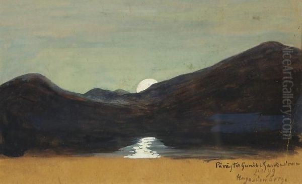 Kuutamo Oil Painting by Hugo Simberg