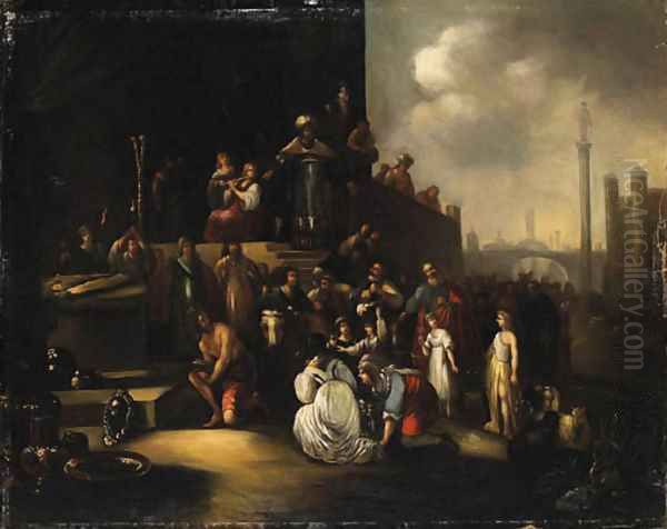 The Continence of Scipio Oil Painting by Jacob Willemsz De The Elder Wet