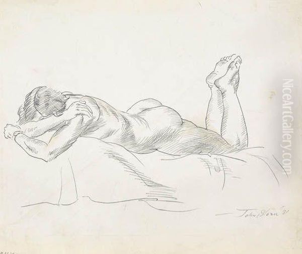 Two Drawings by John Sloan