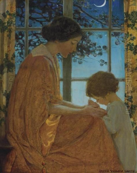 This Simple Faith Has Made America Great Oil Painting by Jessie Wilcox-Smith