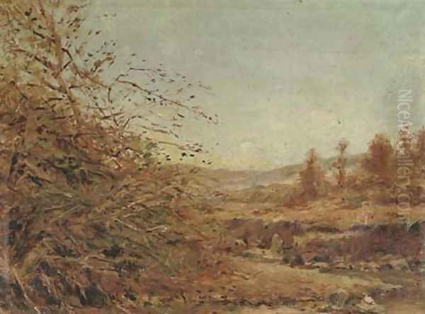 Van Hovens Drift, Pretoria Oil Painting by Pieter Willem Frederick Wenning