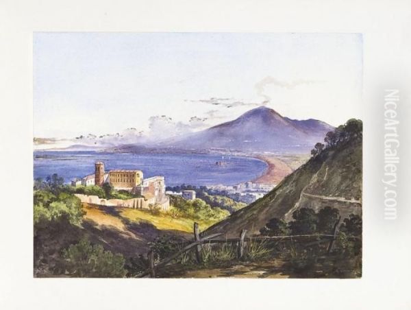 Castellammare Oil Painting by Achille Solari