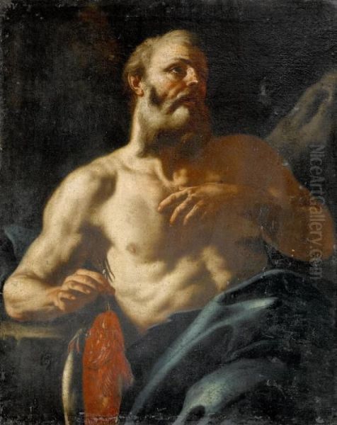 Martyr Oil Painting by Francesco Solimena