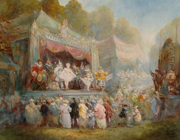 Le Theatre Des Merveilles Oil Painting by Jean, Paul Denarie Sorlain