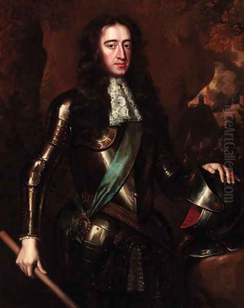 Portrait of the Prince of Orange, later King William III (1650-1702) Oil Painting by William Wissing or Wissmig