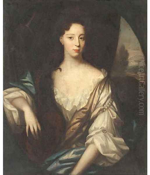 Portrait of a lady 2 Oil Painting by William Wissing or Wissmig