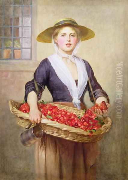 Cherry Ripe Oil Painting by William Frederick Yeames