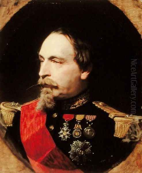 Napoleon III (1808-73) 1868 Oil Painting by Adolphe Yvon