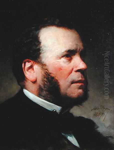 Portrait of Ferdinand Barrot (1806-83) 1867 Oil Painting by Adolphe Yvon