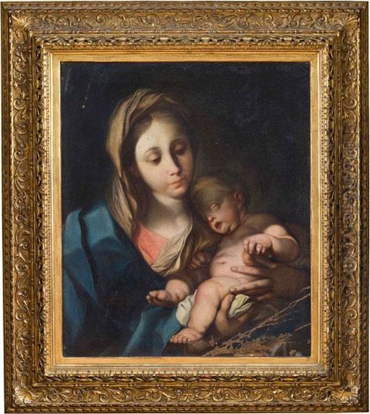 Madonna Col Bambino Oil Painting by Ignazio Stern