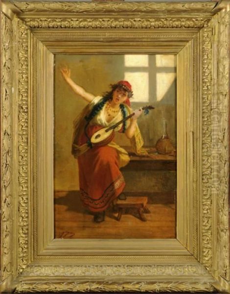 Danseuse Espagnole Oil Painting by Aime Stevens