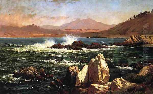 Half Moon Bay Oil Painting by Raymond D. Yelland