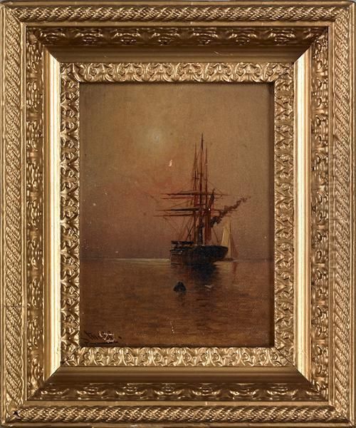 Seascape Oil Painting by Alexander Charles Stuart