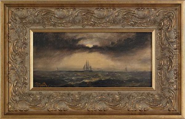 Seascape Oil Painting by Alexander Charles Stuart