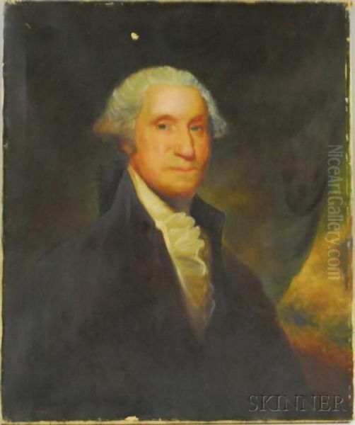 Portrait Of George Washington Oil Painting by Gilbert Stuart