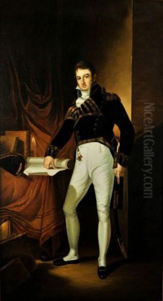 Captain Charles Stewart Oil Painting by Thomas Sully