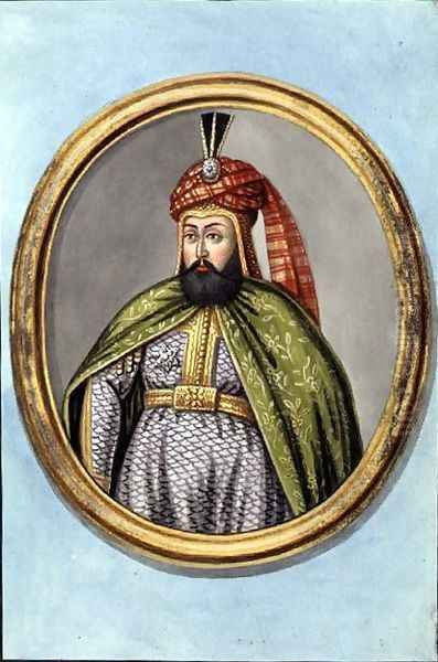 Amurath (Murad) IV (1612-40) Sultan 1623-40, from A Series of Portraits of the Emperors of Turkey, 1808 Oil Painting by John Young