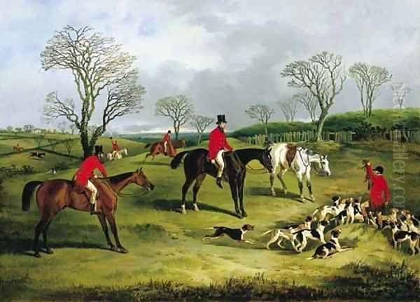 The Kill Oil Painting by John Dalby Of York