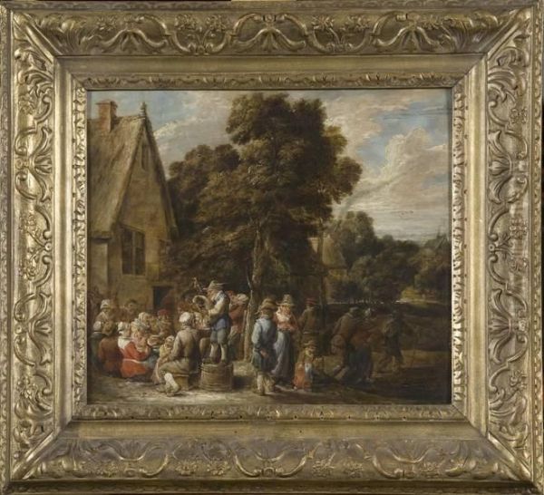 Kermesse Flamande Oil Painting by David The Younger Teniers